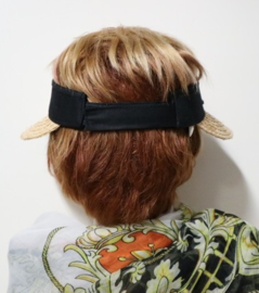 Hatland zonneklep Olinka Visor art. 37102 - naturel/zwart