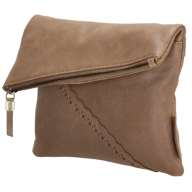 MicMacbags schoudertas Marrakech art. 20673 - taupe