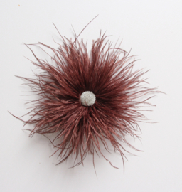 Broche Feathers art. 33220 - bruin
