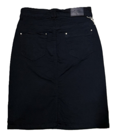 Rok stretch kort Voggo art. 6026 - donkerblauw