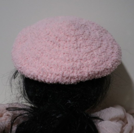 Gehaakte kinderbaret Kim 8 - roze