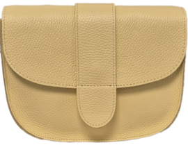 Charm schoudertas leer art. L692 - butter yellow