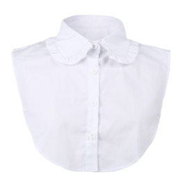 Los kraagje Rond/ruffle art. 9779 - wit