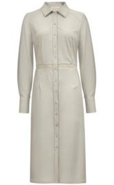 TRIPLE NINE jurk met knoopsluiting art. JK-51811 - beige