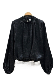 ES damesblouson/top Irisa art. 4598 - zwart