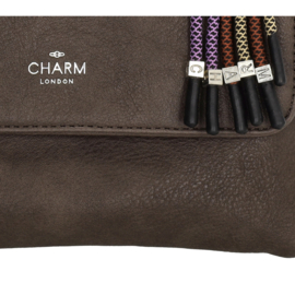 Charm crossbodytas Tottenham art. 20629 - donkerbruin