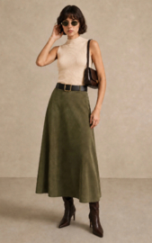 Rok suèdine uni art. 24483 - groen
