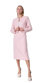 Nana korte damesblazer Love art. 8011-2 - roze