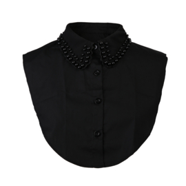 Los kraagje Pearls art. 9776 - zwart
