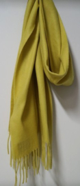 Unisex shawl Cashmink uni art. 57507 - geel