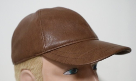 Fiebig baseball cap leder art. 42527 - cognac