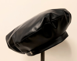 Damesbaret Leatherlook art. 2911 - donkerblauw