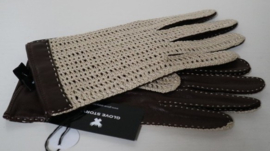 Glove Story autohandschoen Crochet art. 21223 - bruin/beige