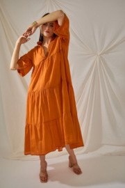 YYDS lange jurk Maxi art. 1349 - oranje
