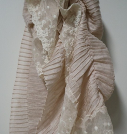 Damesshawl art. 5950 - poederroze