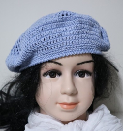 Kinderbaret Nelly - lichtblauw