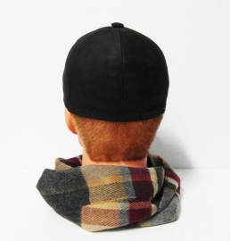 City Sport baseball cap leder art. 887002 - zwart