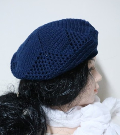 Kinderbaret Nelly - donkerblauw