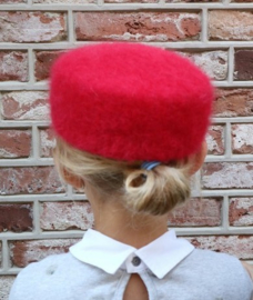 Andrea meisjesdop angora art. 466 - rood