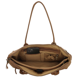 Micmacbags laptop-/werktas Marrakech art. 20674 - cognac/bruin