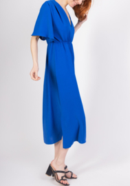 Charming jurk Lady uni art. 7041 - koningsblauw