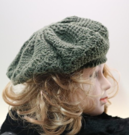 Kinderbaret Esmee ac. - legergroen