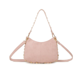 Schoudertas suèdine art. 80165- roze