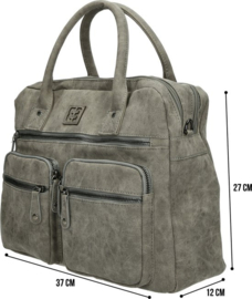 Enrico Benetti hand- en schoudertas art. 54527 - grijs