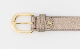 Damesriem classic grain art. Suus  - brons/goudkleur