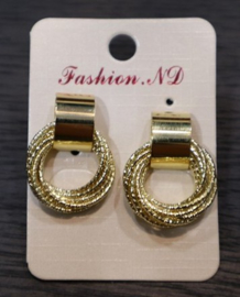 Fashion Jewelry oorbel steker art. 3448 - goudkleur