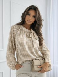 Damesblouse/top Issy art. 92260 - beige/offwhite