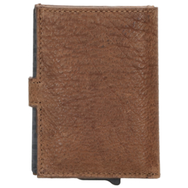 Micmacbags pasjeshouder/safety wallet Marrakech art. 20670 - cognac/bruin