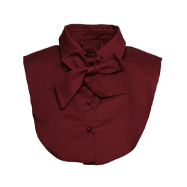 Los kraagje met strik art. 8265 - bordeaux
