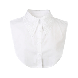 Los kraagje met kanten boordje art. 9777 - wit