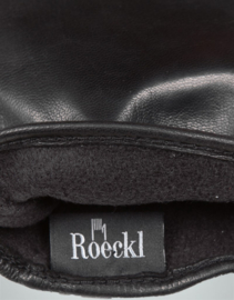 Roeckl lederen dameshandschoen Classic Fleece art. 13011-193 - zwart
