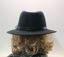 Stetson Powell Traveller hoed art. 2598123 - antraciet gemêleerd