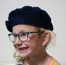 Kinderbaret Esmee - donkerblauw