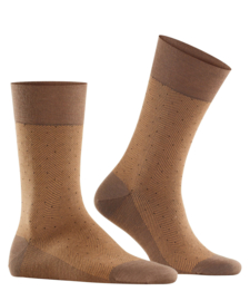 FALKE herensokken Sensitive Herringbone art. 12492 - camel/taupe