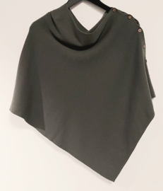 Poncho/cape Alina art. 8031 - mosgroen