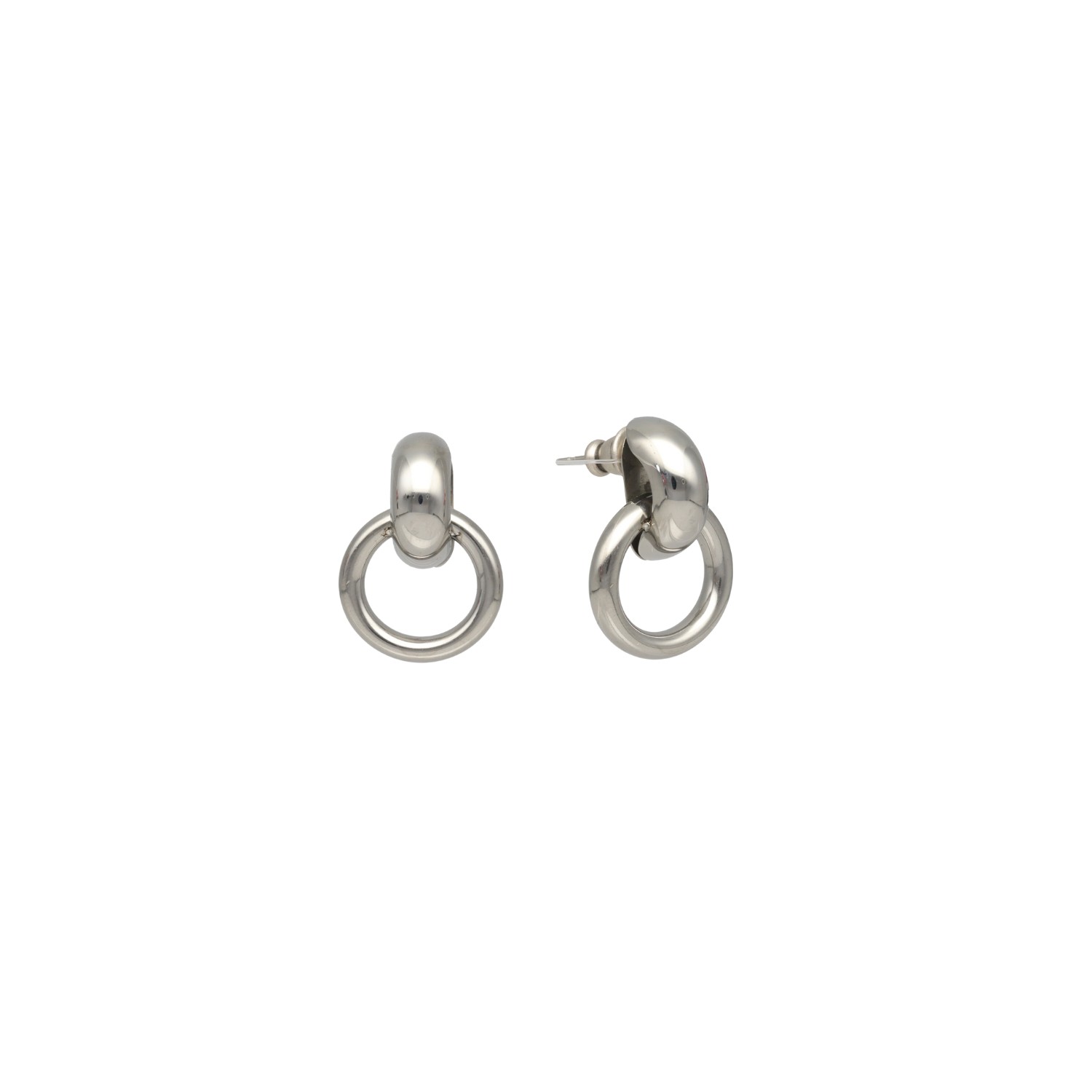 Camps & Camps oorstekers Single Hoop art. 2S103_L - zilver