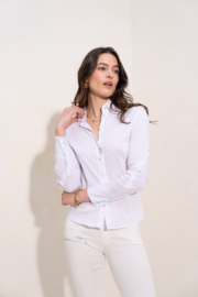ONADO katoenen damesblouse Nadia art. 1027 - wit
