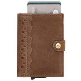 Micmacbags pasjeshouder/safety wallet Marrakech art. 20670 - cognac/bruin
