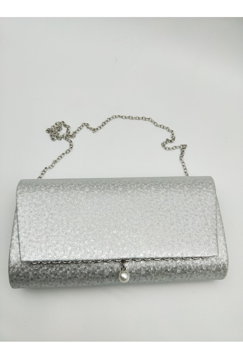 Gelegenheidstasje/clutch art. 282 - zilverkleur