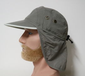 Hatland unisex baseballcap met nekbescherming Olla art. 29417 - olijfgroen