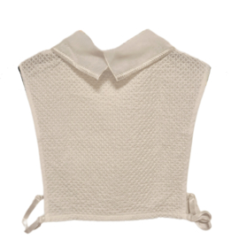 Los kraagje met organza boordje art. 8125 - wit