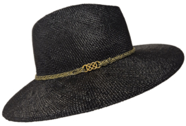 Weba Hats dameshoed Ramie art. 1024 - zwart