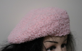 Gehaakte kinderbaret Kim 8 - roze