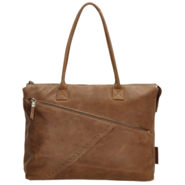 Micmacbags laptop-/werktas Marrakech art. 20674 - cognac/bruin