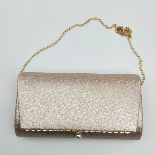 Gelegenheidstasje/clutch art. 282 - champagne/rosé