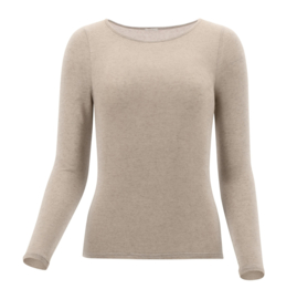 Oroblu Perfect Line Cashmere T-shirt long sleeve art. 67055 - beige